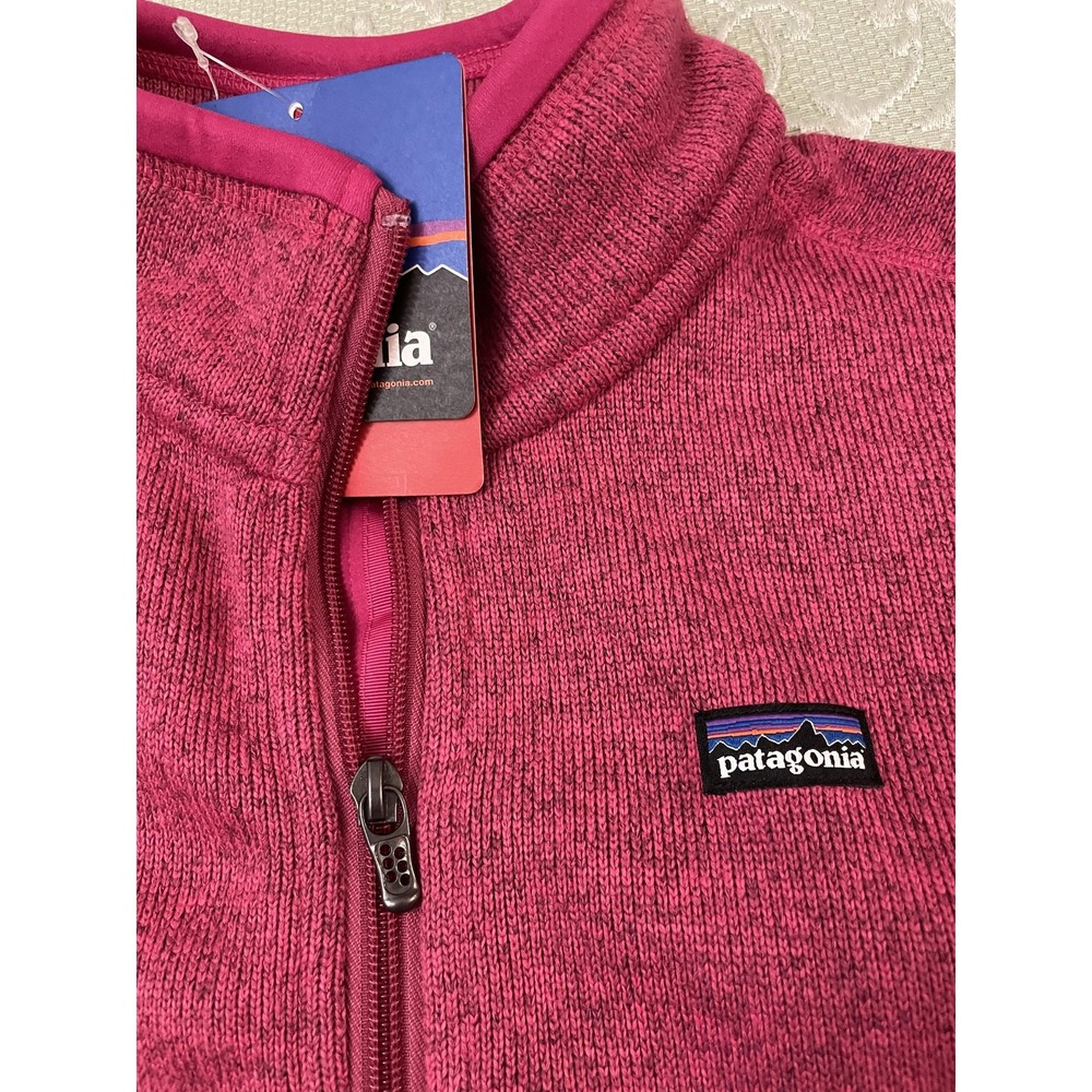 Patagonia Better Sweater Vest Womens XL Pink Full Zip Fleece Slim Fit Outdoor - Picture 15 of 16
